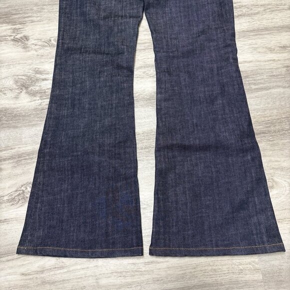 Citizens of Humanity Jeans #109 Low Waist Flare Womens 28 Dark Wash Denim RicRac - Picture 5 of 13
